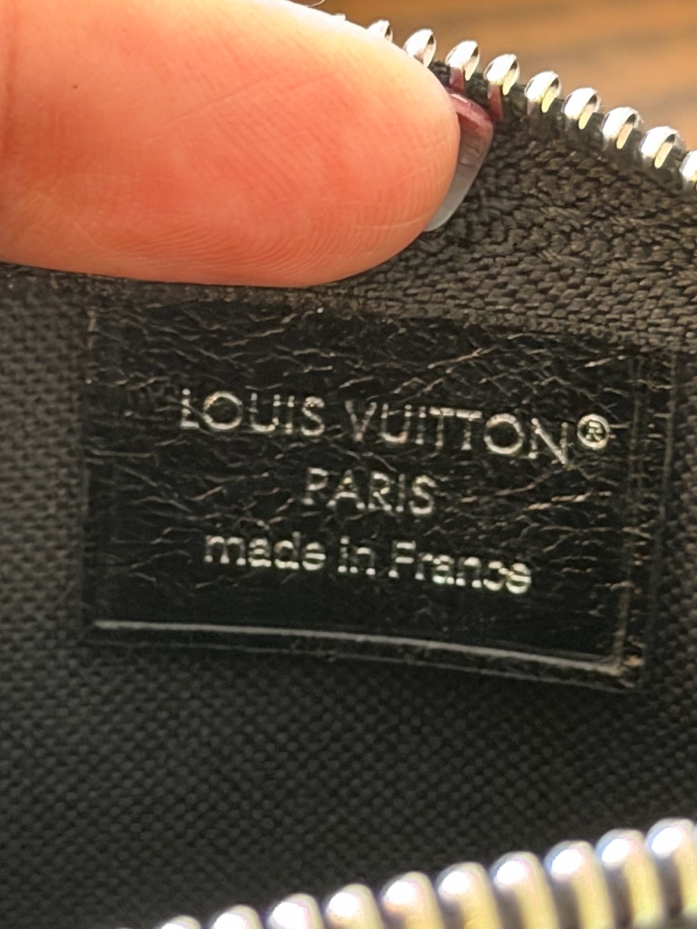 Louis Vuitton Monogram Eclipse Mini Speedy in Black and Charcoal - Picture 9 of 13